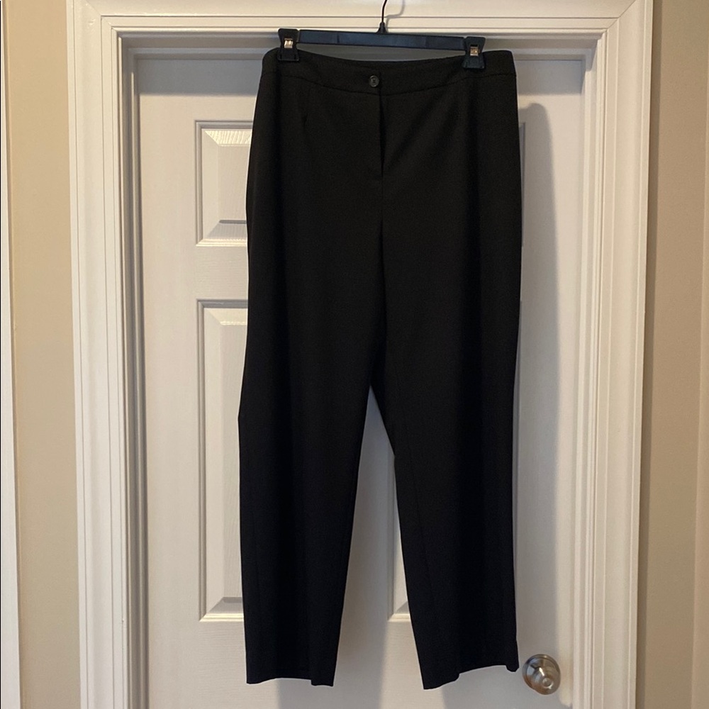Size 16W Classic Black Trousers